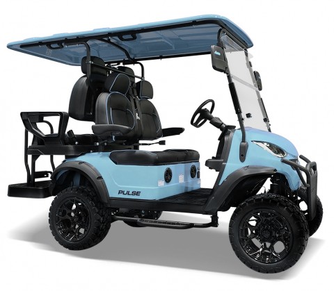 Four Person Street Legal Electric Golf Cart - In Season