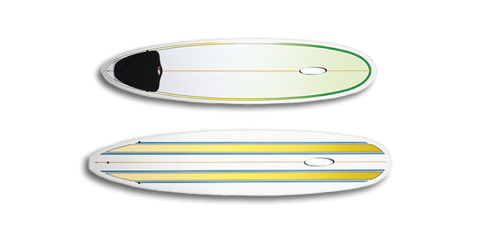 Surfboard Funboard 7 ft to 8 ft